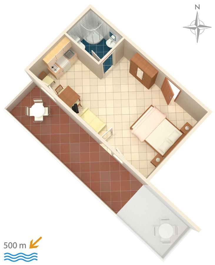 Apartments With A Parking Space Vodice - 6178 المظهر الخارجي الصورة