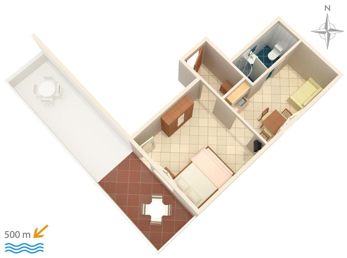 Apartments With A Parking Space Vodice - 6178 المظهر الخارجي الصورة